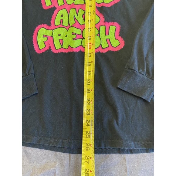 Phine and Fresh Fresh Prince Parody Black Graphic Long Sleeve Crew Neck Tee S - Picture 3 of 6